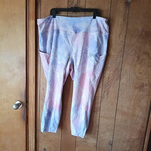 Torrid active plus size womens pastels pull on leggings activewear size 4 (4X) - Picture 2 of 3